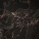 Стеновая панель Мрамор 300x0.4x60 см HPL-пластик цвет черный