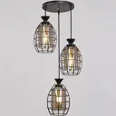 Светильник подвесной Reluce 3525 03525-0.9-03 bk+gd 3 лампы 5 м² цвет золото/тонированный/черный