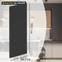 Фасад кухонного шкафа София 39.7x102.1 см KONSENSA ЛДСП цвет серый