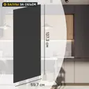 Фасад кухонного шкафа София 59.7x137.7 см KONSENSA ЛДСП цвет серый