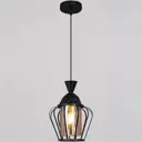 Светильник подвесной Reluce 11180 11180-0.9-01 bk 1 лампа 2 м² цвет тонированный/черный