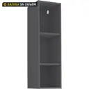 Кухонный шкаф навесной 30x103x35 см ДСП цвет серый