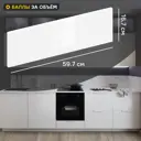 Фасад кухонного шкафа Аша 59.7x16.7 см KONSENSA ДСП цвет белый