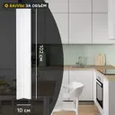 Фальшпанель для кухонного шкафа Токио 10x102 см KONSENSA МДФ цвет белый