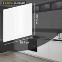 Фасад кухонного шкафа Аша 39.7x38.1 см KONSENSA ДСП цвет белый