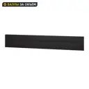 Фасад для кухонного ящика Ньюпорт 79.7x12.5 см Delinia ID МДФ цвет черный
