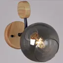 Настенный светильник Reluce 06780-0.2-01 BK+WOOD цвет черный