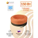 Нагревательный кабель Теплософт Профи LTL-C 1.4 м² 10.6 м 150 Вт с сенсорным терморегулятором RTC E 91.716