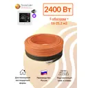 Нагревательный кабель Теплософт Профи LTL-C 21.2 м² 155 м 2400 Вт с умным терморегулятором М2 белый