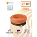 Нагревательный кабель Теплософт Профи LTL-C 0.7 м² 5.3м 75 Вт с электронным терморегулятором RTC E51.716