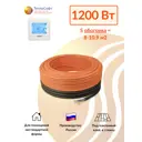 Нагревательный кабель Теплософт Профи LTL-C 10.9 м² 80м 1200 Вт с сенсорным терморегулятором RTC E 91.716