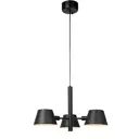 Светильник подвесной PL-576-3 C02 с пультом управления 3 лампы 20 м² цвет черный