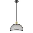 Светильник подвесной PL-575-1 C02 с пультом управления 1 лампа 10 м² цвет черный