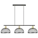 Светильник подвесной PL-575-3 C02 с пультом управления 3 лампы 20 м² цвет черный