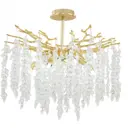 Люстра на штанге Arte Milano 23111.600.8.g9.d gd 8 ламп 16 м² цвет золото