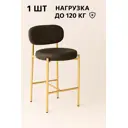 Стул Ваш день MASONPBG-A-02-14-1 43x93x46 см велюр цвет темно-серый 1 шт.