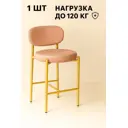 Стул Ваш день 43x93x46 см велюр цвет розовый 1 шт.