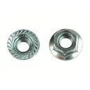 Гайка с насечкой DKC препятствующей откручиванию М8 горячеоцинкованная