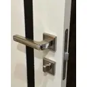 Ручка дверная межкомнатная Itaros Cавона 60004 белый никель/хром в полном комплекте