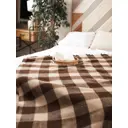 Плед Doctor tm Клетка 210x150 см шерсть цвет коричневый