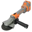 УШМ аккумуляторная бесщеточная Av Steel AV-AG 18/125BL, 18 В Li-Ion 1x4 Ач, 125 мм