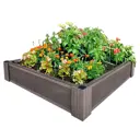 Грядка садовая Уличные лестницы Ul-Grd-Patio-140-750-750-V ДПК 75 x 75 x 14 см коричневый