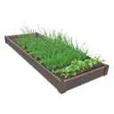 Грядка садовая Уличные лестницы Ul-Grd-Patio-140-2000-1000-V дпк 100 x 200 x 14 см коричневый