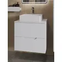 Тумба с раковиной Topline FLIPTUS60W-4405W подвесная 60 см цвет белый