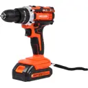 Дрель-шуруповерт аккумуляторная ударная бесщеточная Kingqueen KQ-101k, 18 В Li-Ion 2x2 Ач