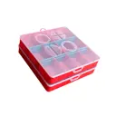 Органайзер для хранения метизов 20x20x4 см пластик/ПВХ 2 шт.