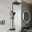 Душевая стойка Esko Stt3054black 1 режимная цвет черный