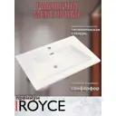 Раковина мебельная Royce Pro RCW-140590WH 90x20x50 см цвет белый