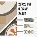 Керамогранит Motto Levels N100075 20x20см цвет бежевый