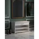 Шкаф для обуви Wissar 70x45x36 см 2 полки МДФ цвет молочный