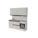 Кухонный гарнитур Макси/амели Герда Амели макси 180x212x60 см ЛДСП цвет беленый дуб