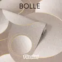 Обои флизелиновые Flizelini 1.06 м цвет 2084-63 круги бежевые 2084-63