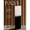 Ваза See you home Затемнение прямая стекло цвет черный 27 см