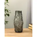 Ваза Сима-ленд Ванесса полосы стекло цвет черный 30 см