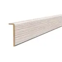 Наличник телескопический 2170x70x8 мм ПВХ ламинация цвет лиственница кремовая