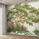 Фотообои флизелиновые Postermarket Зеленое дерево 400x270 см