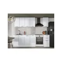 Кухонный гарнитур Даллас Mebiplex Ут-00156843 200x217.8x60 см ЛДСП цвет белый.