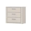 Комод Sv-мебель Калипсо 3 ящика 80.1х40х73.2 см ЛДСП цвет меланж