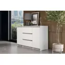 Комод Sv-мебель Денвер 3 ящика 120.1х39х75.4 см ЛДСП цвет белый