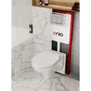Комплект 3 в 1 инсталляция Enio Profi EN7050050 693541 унитаз подвесной Enio Ekos и кнопка хром матовый Pulsante