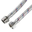 Гибкая подводка для воды 1/2" штуцер-гайка 80 см