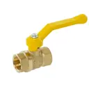 Кран шаровой прямой Галлоп 220 Стандарт DN15 PN40 1/2" ВР латунь ручка рычаг 0115008_НСК