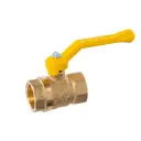 Кран шаровой прямой Галлоп 220 Стандарт DN20 PN40 3/4" ВР латунь ручка рычаг 0115024_НСК