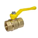 Кран шаровой прямой Галлоп 220 Стандарт DN25 PN40 1" ВР латунь ручка рычаг 0115032_НСК