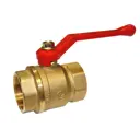 Кран шаровой прямой Галлоп 220 Стандарт DN40 PN16 1 1/2" ВР латунь ручка рычаг 0103192_НСК