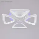 Люстра потолочная светодиодная Экономсвет Сима-ленд 3 м² регулируемый белый свет цвет белый